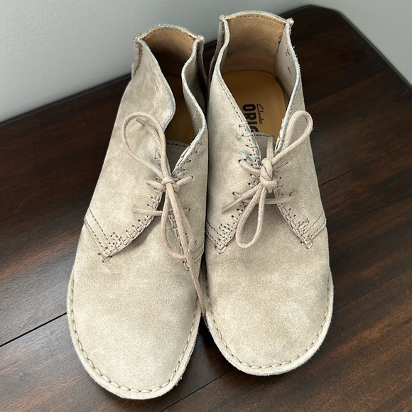 Clarks Shoes - Clarks Originals Fairway Field leather suede moccasin Loafer 6.5